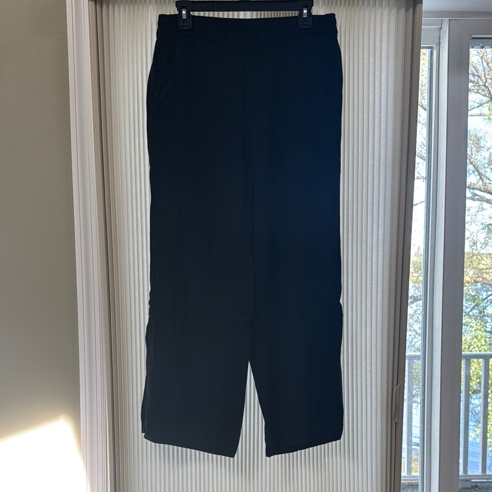 Black Wide-Leg Pants